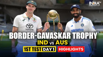 IND vs AUS 1st Test, Day 1 Highlights