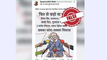 Fact check, Naseeruddin Shah, PM Modi