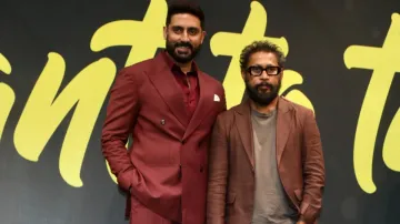 Abhishek Bachchan with Shoojit Sircar