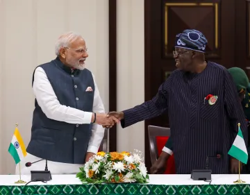 PM Modi held a very productive discussion with President Tinubu