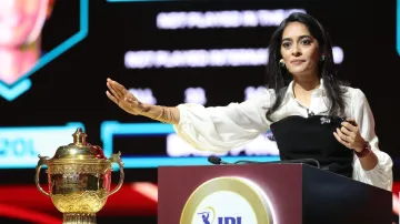 IPL auctioneer Mallika Sagar.