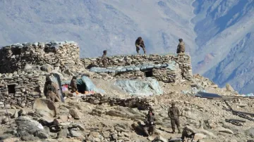 India china border patrolling