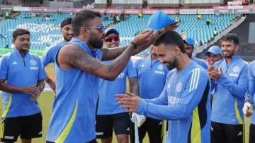 Ramandeep Singh received his maiden international cap