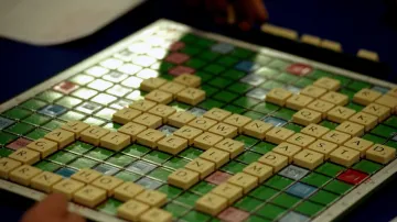 Game of scrabble at  Mind Sports Olympiad at Olympia.