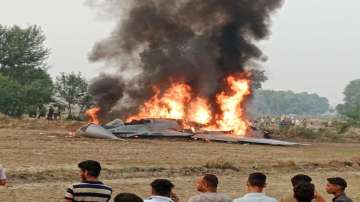 The incident was reported when the fight plane took off from Adampur in Punjab and was en route to Agra for an exercise. 