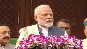 PM Modi addresses media ahead of Winter Session of Parliament.