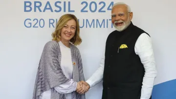 PM Modi Holds Bilateral Talks with Italian PM Meloni at G20 Summit in Brazil 