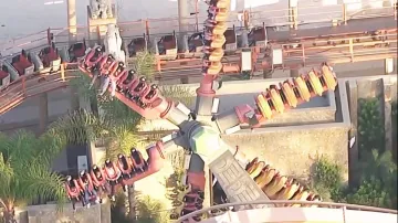 Riders rescued after being stuck mid-air at California amusement park