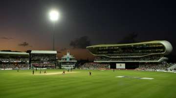 A view of the Kensington Oval stadium.