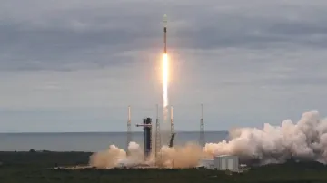 SpaceX Falcon 9 with ISRO's  GSAT N-2