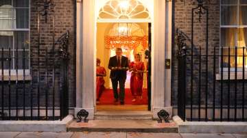 non veg and alcohol served at UK PM Diwali reception dinner