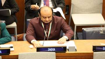 Sudhanshu Trivedi slams Pakistan, Sudhanshu Trivedi slams Pakistan at UN Session, Sudhanshu Trivedi 