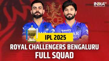 Royal Challengers Bengaluru full squad for IPL 2025