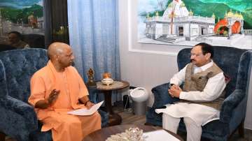 Uttar Pradesh CHIEF Minister Yogi Adityanath meets PM Modi, up cm yogi adityanath in JP Nadda, Delhi