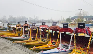 Uber launches India's first shikara ride on Dal Lake in Srinagar