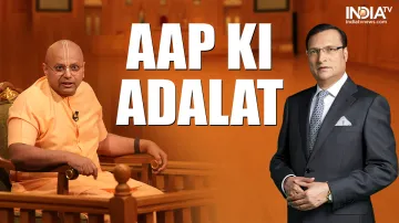 Motivational speaker Gaur Gopal Das on Aap Ki Adalat