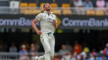 Josh Hazlewood suffered calf soreness after bowling just one over on Day 4 of the Gabba Test against India