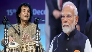 PM Modi, Zakir Hussain,