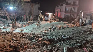 Punjab building collapse, Multi storey under construction building collapses in Mohali, deaths rescu