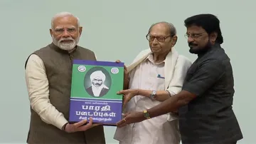 PM Modi releases compendium of Tamil poet Subramania Bharati, Subramania Bharati poems, Subramania B