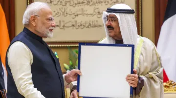 Kuwait bestows its highest honour 'The Order of Mubarak Al Kabeer' to PM Modi