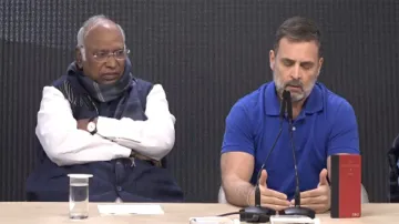 Rahul Gandhi addresses press conference