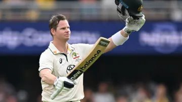 Steve Smith smashed his 33rd Test century as he equalled Alastair Cook on the list of batters with most hundreds in the format