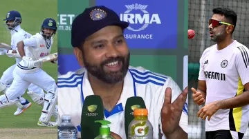 Rohit Sharma made a massive gaffe in the press conference as he sent the room into a frenzy after the third Test