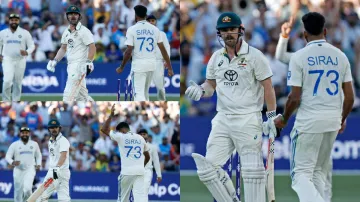 Mohammed Siraj and Travis Head had a go at each other after the left-hander's wicket during Adelaide Test