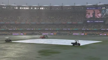 A view of the Gabba stadium.