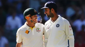 David Warner and Cheteshwar Pujara.