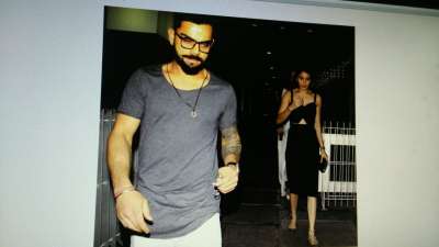 With the news of their break-up doing the rounds, Indian cricketer Virat Kohli and Bollywood actress Anushka Sharma on Wednesday evening were spotted on a dinner date at Hakkasan restaurant in Bandra, Mumbai.
