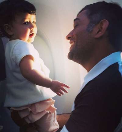 Irrespective of his hectic schedule on field, Indian skipper Mahendra Singh Dhoni always counts upon his adorable daughter Ziva, who with her playful mood, is an absolute stress-buster for him.