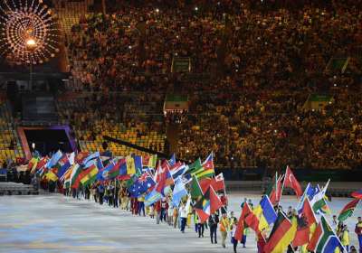 The 2016 edition of Olympic Games were declared closed by IOC chief Thomas Bach after a colourful closing ceremony at the iconic Maracana. In picture athletes parade during the closing ceremony of the Rio 2016 Oylmpic games.