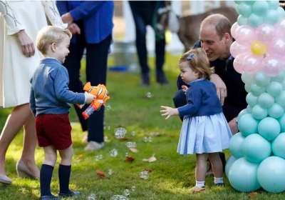 Little Princess Charlotte, Prince George and their parents, Prince William and Kate are currently in Canada on their first official trip overseas as a family of four. 
The eight-day trip marks the first overseas jaunt for 1-year-old Charlotte. Her brother, 3-year-old George, has visited Australia and New Zealand on an official tour. 
