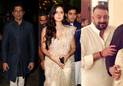 Megastar Amitabh Bachchan hosted a grand Diwali bash at his residence on Sunday. The party was a much starry affair with celebs like Sachin Tendulkar, Karna Johar, Shah Rukh Khan, Katrina Kaif, Malaika Arora Khan etc marking their presence, making it a high profile event.
Interestingly, Big B has been organizing Diwali party every year and it is more of a ritual now. While Akshay and Salman were off to their Diwali vacation, several celebs like Hrithik Roshan, Kangana Ranaut, Ranveer Singh, etc gave this prestigious event a miss owing to their professional commitments.
The Bachchans played the perfect hosts and the extravagant Diwali party became the talk of the tinselvile. Aishwarya, Abhishek and Big B were seen dressed in color coordinated attires.
Aish looked no less than a diva in a golden traditional outfit with mirror embroidery, while the father-son duo wore sherwani for the celebration.
Here&rsquo;s a look at the celebs who attended the Bachchan&rsquo;s Diwali bash: 
