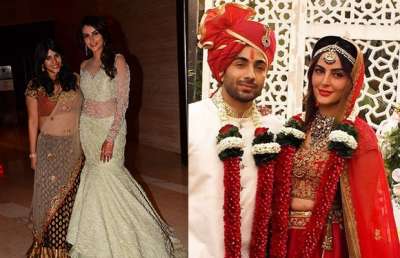 Actress Mandana Karimi yesterday tied knot with beau Gaurav Gupta as per Hindu rituals. The couple hosted a grand reception for their friends from the industry. Many prominent faces attended their wedding reception. Here are some inside pictures from the event.
