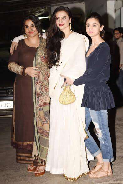 Vidya Balan starrer Begum Jaan has become one of the most talked about films in B-town industry. And when the special screening of the film was held yesterday, celebs rocked the event in style.
