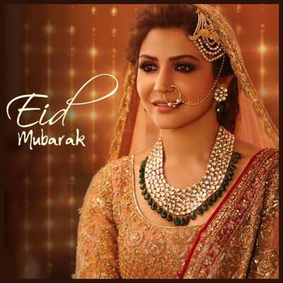 Bollywood actress Anushka Sharma posted a still from her movie Ae Dil Hai Mushkil&rsquo;s song Channa Mereya on Instagram. She captioned the picture &ldquo;May the goodness and blessings of God be with you all. #EidMubarak to all.&rdquo;