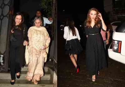 Actor Varun Dhawan&rsquo;s mother and filmmaker David Dhawan&rsquo;s wife Karuna Dhawan celebrated her birthday in Mumbai. The party was attended by many celebs including actress Jaya Bachchan and Salman Khan&rsquo;s rumoured lover Iulia Vantur.