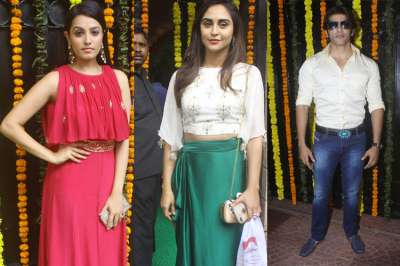 Ganesh Chaturthi is here and celebs are celebrating the festival with enthusiasm. Producer Ekta Kapoor welcomed the Lord Ganpati and many telly stars visited her home to seek blessings from the elephant-headed God. From Karanvir Bohra to Anita Hassanandani, TV stars were all smiles as they posed for shutterbugs.