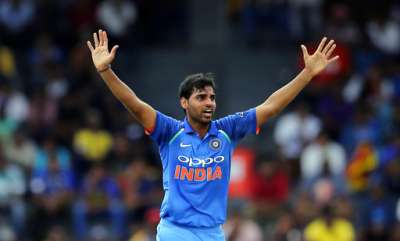 Bhuvneshwar grabbed a career-best 542 effecting yet another batting collapse as India skittled out Sri Lanka for 238 in fifth and final ODI at Colombo