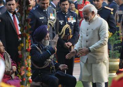PM Modi said India would never forget Arjan Singh's excellent leadership in the 1965 war