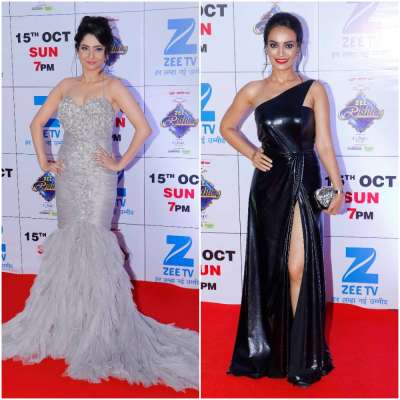 Hosted by Rithvik Dhanjani and Ravi Dubey, the Zee Rishtey Awards 2017 was held in Mumbai on Sunday. The gala event was attended by several television celebrities who looked glamorous and raised the style quotient. 