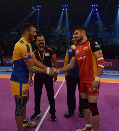Bengaluru Bulls came out on top in the battle of bottom-placed teams in Zone B, beating Tamil Thalaivas 45-35 in the Pro Kabaddi League on Thursday.