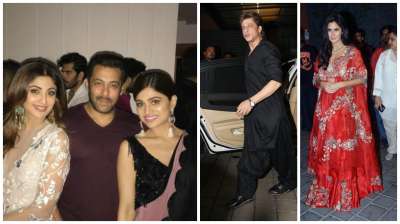 When it is an invitation from Salman Khan's home, how could anyone ignore, so who's who of Bollywood attended the superstar's sister Arpita Khan Sharma's diwali bash.