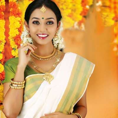 Erica Fernandes styles her traditional white saree with temple jewellery!