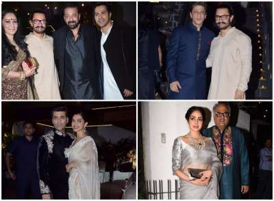 It was October the 19th, the big Diwali night and Bollywood superstar  Aamir Khan hosted a grand party. The actor, who is stealing hearts with his latest film Secret Superstar starring Zaira Wasim, celebrated Diwali 2017 with B-town family and friends, who attended the event in style. Right from Badshah Shah Rukh Khan to Ranbir Kapoor to lovely ladies such as Deepika Padukone and Alia Bhatt rejoiced the festival of lights.