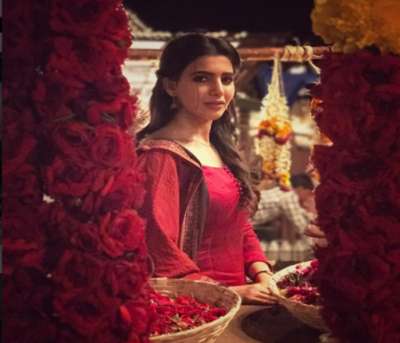 Telugu superstar Samantha Ruth Prabhu, who is tying knot with actor Naga Chaitanya today in a grand wedding ceremony. In this picture which Samantha shared recently is looking like innocent, cute and pretty in traditional outfit. Sharing the picture she wrote, &lsquo;&rsquo;When insta is your friend even at 4am  fightingsleepfightingfatigue missinghomesomuch.Today is 'Sam is a big cry baby day.&rsquo;&rsquo; 
