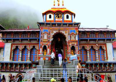 Badrinath temple  Sikkim India tourist Ancient indian architecture